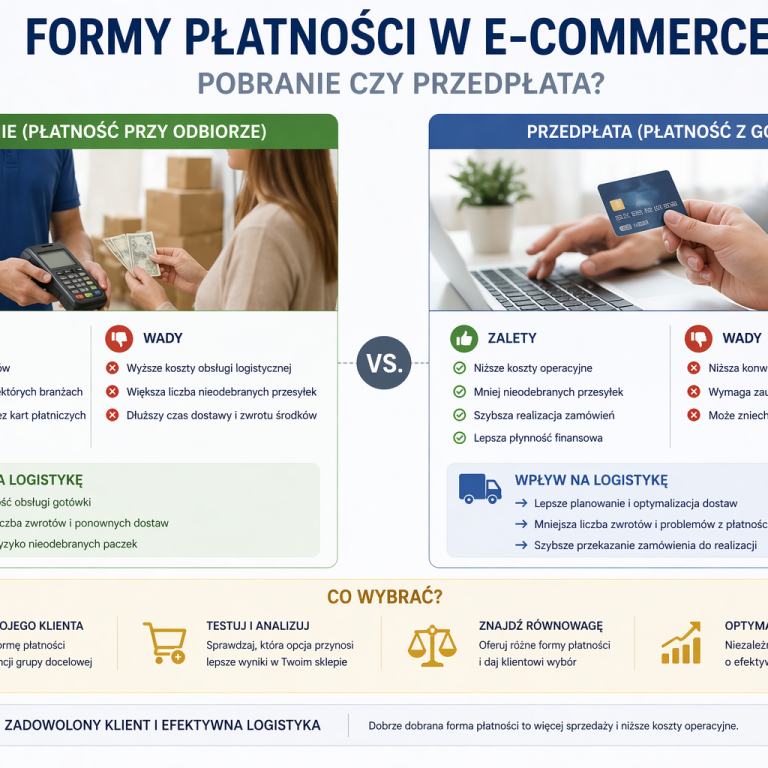 Formy płatności w e-commerce – pobranie czy przedpłata