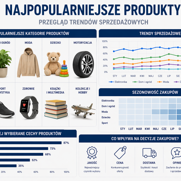 Najpopularniejsze produkty na Allegro – przegląd trendów sprzedażowych