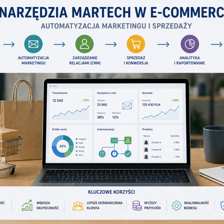 Narzędzia martech w e-commerce – automatyzacja marketingu i sprzedaży
