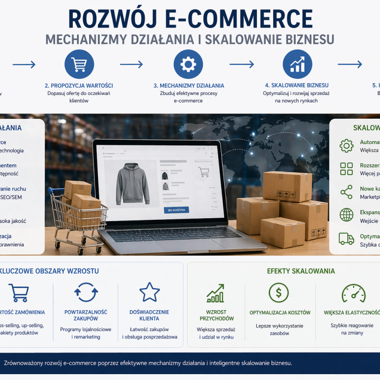 Rozwój e-commerce – mechanizmy działania i skalowanie biznesu