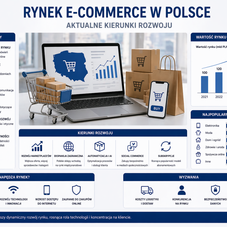Rynek e-commerce w Polsce – aktualne kierunki rozwoju