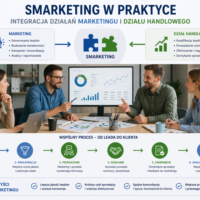 Smarketing w praktyce – jak połączyć marketing i sprzedaż, żeby zwiększać wyniki
