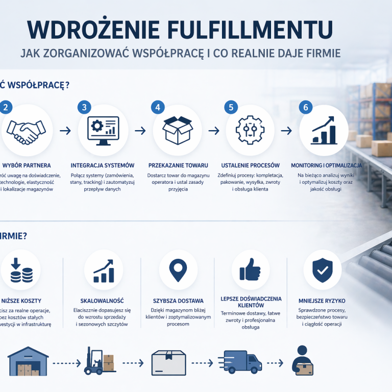Wdrożenie fulfillmentu – jak zorganizować współpracę i co realnie daje firmie