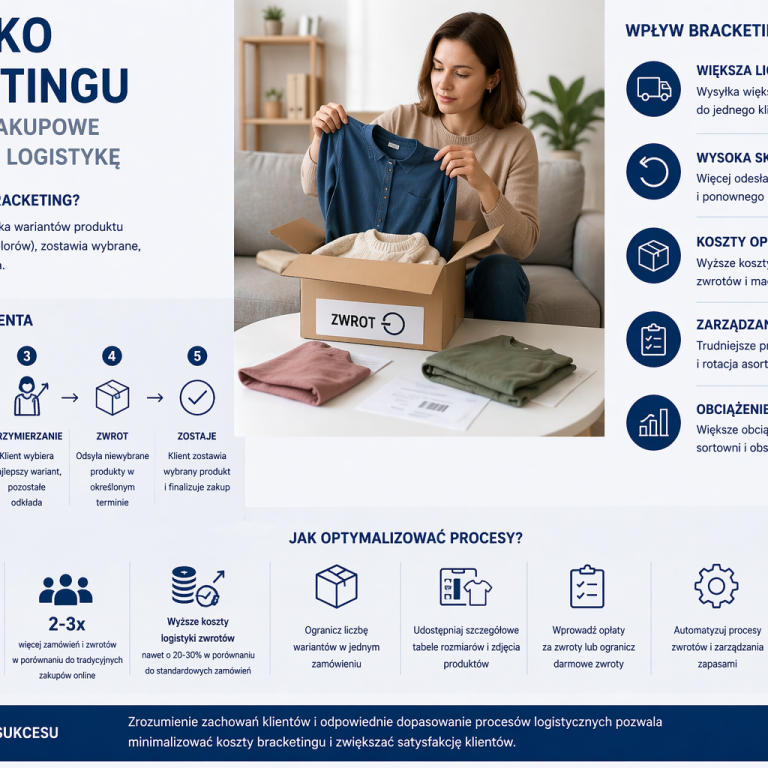 Zjawisko bracketingu – jak zachowania zakupowe klientów wpływają na logistykę e-commerce